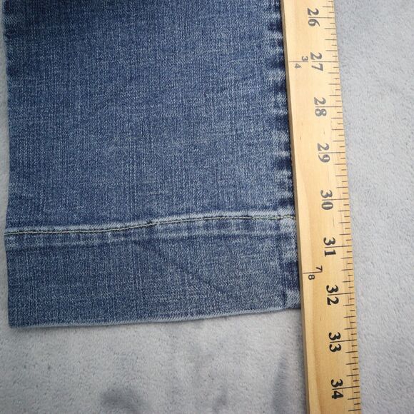 J Star Pants Womens 5 Blue Low Rise Flat Front Straight Leg Casual Jeans - Picture 5 of 16